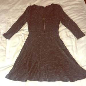 3/4 sleeve skater dress